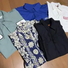 ワークシャツ アロハシャツ まとめ売り 古着 アメカジ 5枚