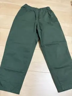 GU ダークグリーン パンツ120