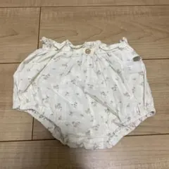 tete a tete 花柄ホワイトパンツ 70-80