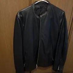 tk. ブラックレザージャケット Mサイズ