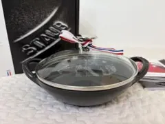 【フォロワー様引5%済】Staub ベビー ウォック 16 ブラック 真鍮ツマミ Amazon｜【アウトレット】 staub ストウブ 「 ベビー ウォック