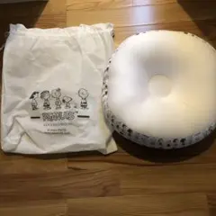 SNOOPY ビーズクッション　ふくろち付き