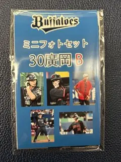 Buffaloes2025プレイヤーズ　ミニフォトセット（5枚組）　廣岡選手B