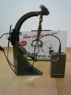【取扱説明書・外箱付】ミドリ安全　ハンズフリー拡声器　「ヘッド取付型」OD　美品のサムネイル