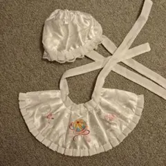 お宮参り用 よだれかけと帽子セット