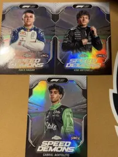 topps Chrome f1 Speed Demons RC 3枚セット
