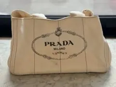 PRADA アイボリー トートバッグ　ショルダーなし