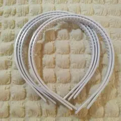 ホワイト ヘアバンド 5個セット