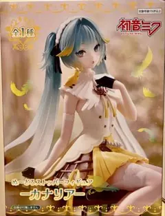 【送料無料】初音ミク　ぬーどるストッパーフィギュア　カナリア