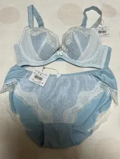 cuddle & kiss ワールド　ブラジャー ショーツ セット ブルー