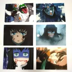 日*9様 鬼滅の刃　刀鍛冶の里編　【第９話】　場面写ブロマイドくじ　６枚セット