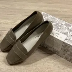 TEMPERATE 晴雨兼用レインローファー グレージュ 24.5㎝から25㎝