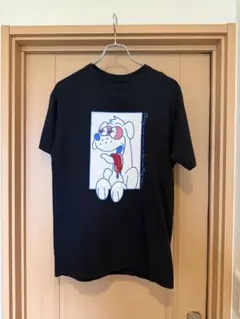 犬のイラスト Tシャツ M 黒