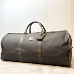 dunhill ダンヒル ボストンバッグ PVC レザー カーキ ヴィンテージ 