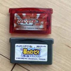 ポケットモンスター ルビー& 星のカービィ 夢の泉 デラックス2本セット