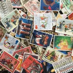 海外ヴィンテージ使用済み切手（クリスマス）ランダム50枚