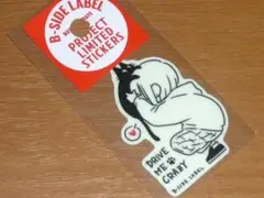 限定 デフォ猫吸い ネコ シウチトモミ 蓄光ステッカー B-SIDE LABEL