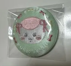 ちいかわ　刺繍缶バッジ　くりまんじゅう