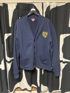KENZO HEART MIDNIGHT BLUE カーディガン Lサイズのサムネイル