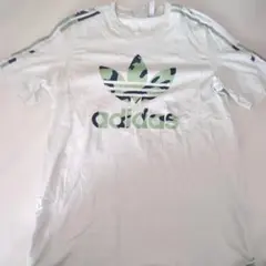 adidas カモフラージュロゴ Tシャツ