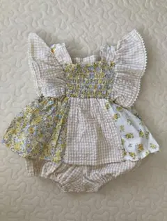 アプレ パッチワーク風セパレートワンピース