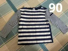 SHIPS 長袖カットソー 90サイズ ボーダー