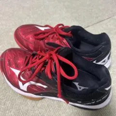 MIZUNO WAVE CLAW バドミントンシューズ レッド×ブラックのサムネイル