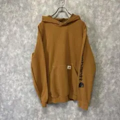 が*ば様 Carhartt カーハート スウェットパーカー 袖ロゴ M メキシコ