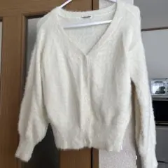 OLIVE des OLIVE ホワイトカーディガン