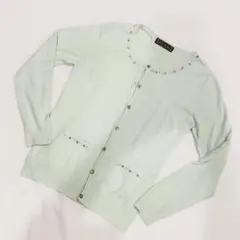 상태좋음 CECIL McBEE ニットアンサンブル ミントグリーン ビジュー