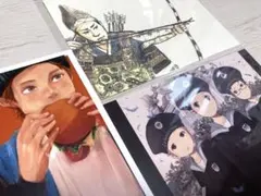 アートイラスト ポストカード 3枚セット　男の子　男性