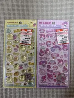 み*さ様 【正規品】ポムポムプリン＆マイメロディボンボンドロップシール第2弾