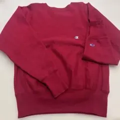 限定値下げ【希少USA製】Champion スウェット 臙脂 90s 美品