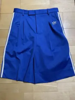 【GUCCI×Adidas】 限定品 コラボハーフパンツ ブルー ロゴ 水島翔 GUCCI×Adidas】 限定品 コラボハーフパンツ ブルー ロゴ 水島翔