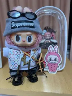 ラブブ マカロン ピンク 本体、洋服、ケースフルセット！正規品！