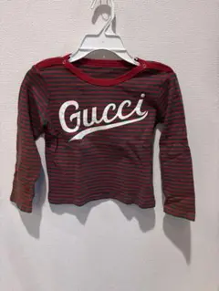 Gucci 赤と緑のストライプ Tシャツ 24mのサムネイル