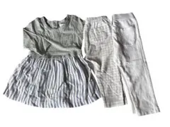 babyGAP ワンピース UNIQLOレギンス2枚セット（薄手・やや厚手）
