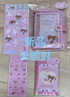 シュガーバニーズ シール帳 クリスタルシール シールバインダー ピンク
