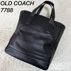 【美品】オールドコーチ　7788 グラブタンレザー　トートバッグ　A4収納可能