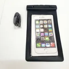 防水スマホケース ストラップ付き 新品未使用 ブラック