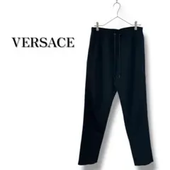 VERSACE ヴェルサーチ　ネイビー スウェットパンツ　青ライン　サイズ4のサムネイル
