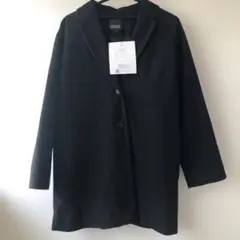 HK WORKS LONDON ブラック チェスターコート