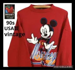 エ*サ様 ★USA製★90s vintageミッキーマウス スウェット トレーナ
