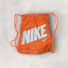 NIKE オレンジ ナップザック 34.5cm x 42cm