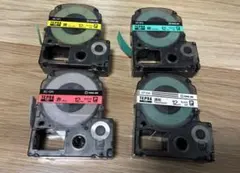 TEPRA ラベルテープ 12mm 4個セット