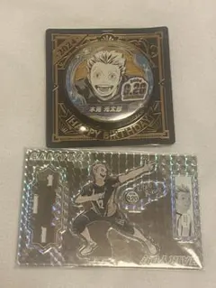 ハイキュー ‼　 バースデー ジオラマ 缶バッジ 2024 木兎光太郎