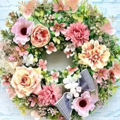 アンティーク調♡フラワーリースのサムネイル