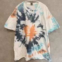ギルダン 半袖Tシャツ クルーネック タイダイ XL