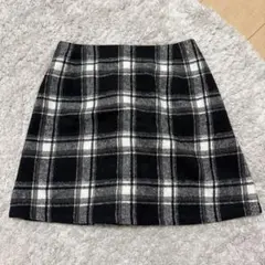 Heather ヘザー　チェック柄 ミニスカート