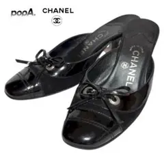 お値下げ中‼️CHANEL ブラック ミュール パールヒール お値下げ中‼️CHANEL ブラック ミュール パールヒール